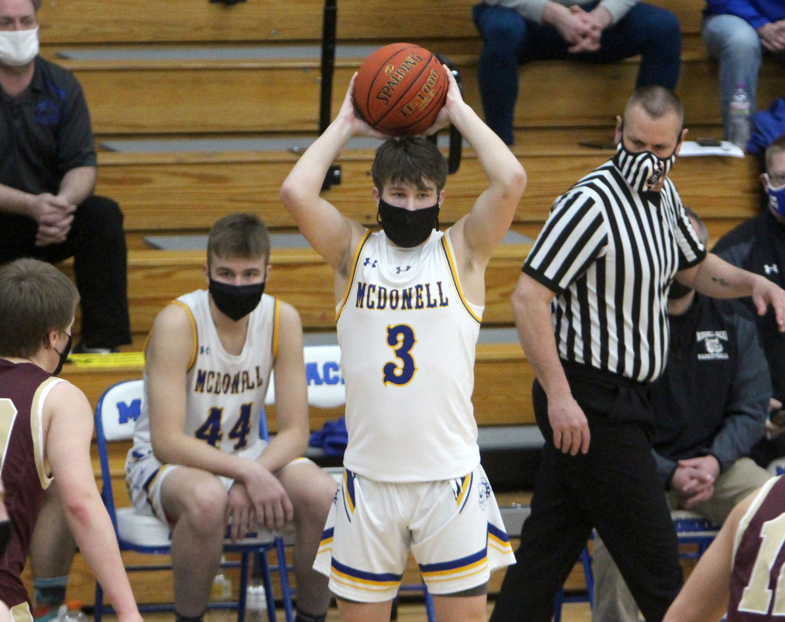 Turtle Lake at McDonell boys basketball 2-27-21